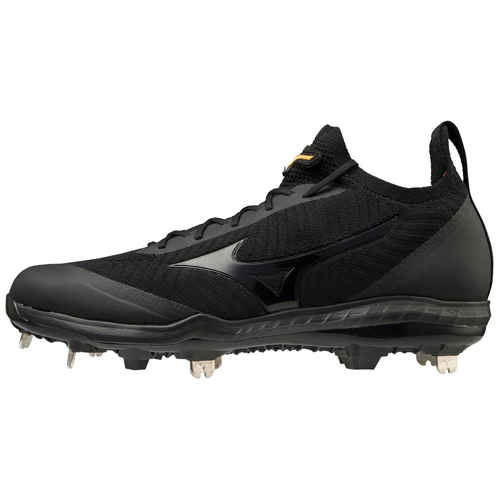 Mizuno Pro Dominant Knit Metal Baseball Skor Herr Svarta | 983406LDF