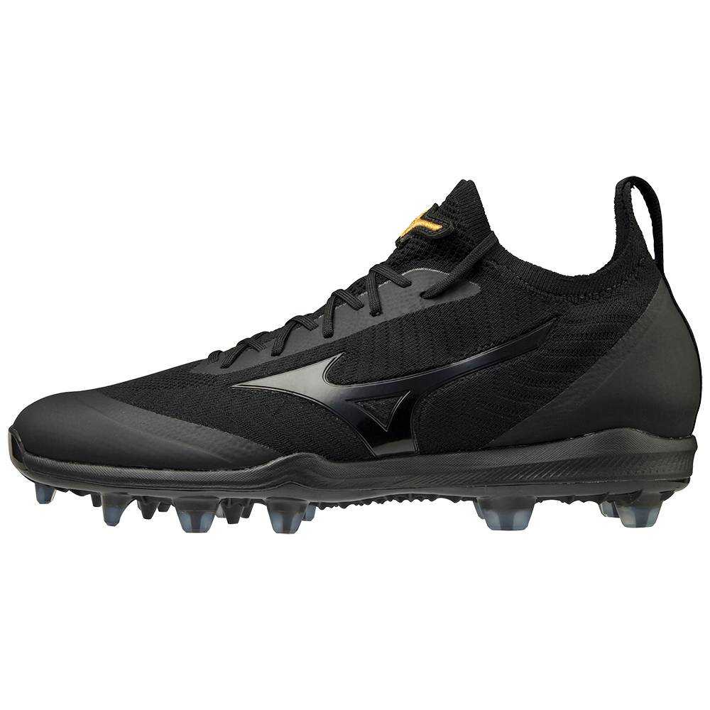 Mizuno Pro Dominant TPU Knit Molded Baseball Skor Herr Svarta | 967518AID