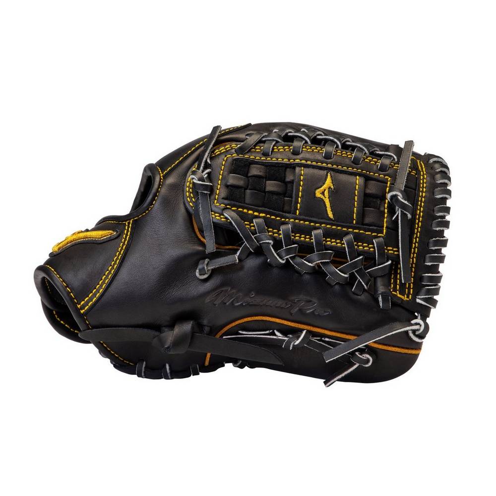 Mizuno Pro Pitcher's Baseball Handskar Herr Mörksvarta | 413502BVO