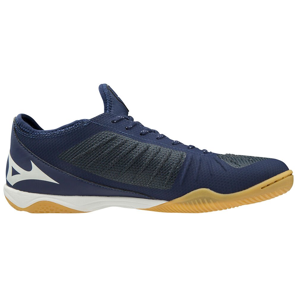 Mizuno Rebula Sala Elite Indoor Fotbollskor Dam Blå Vita | 209378WOQ