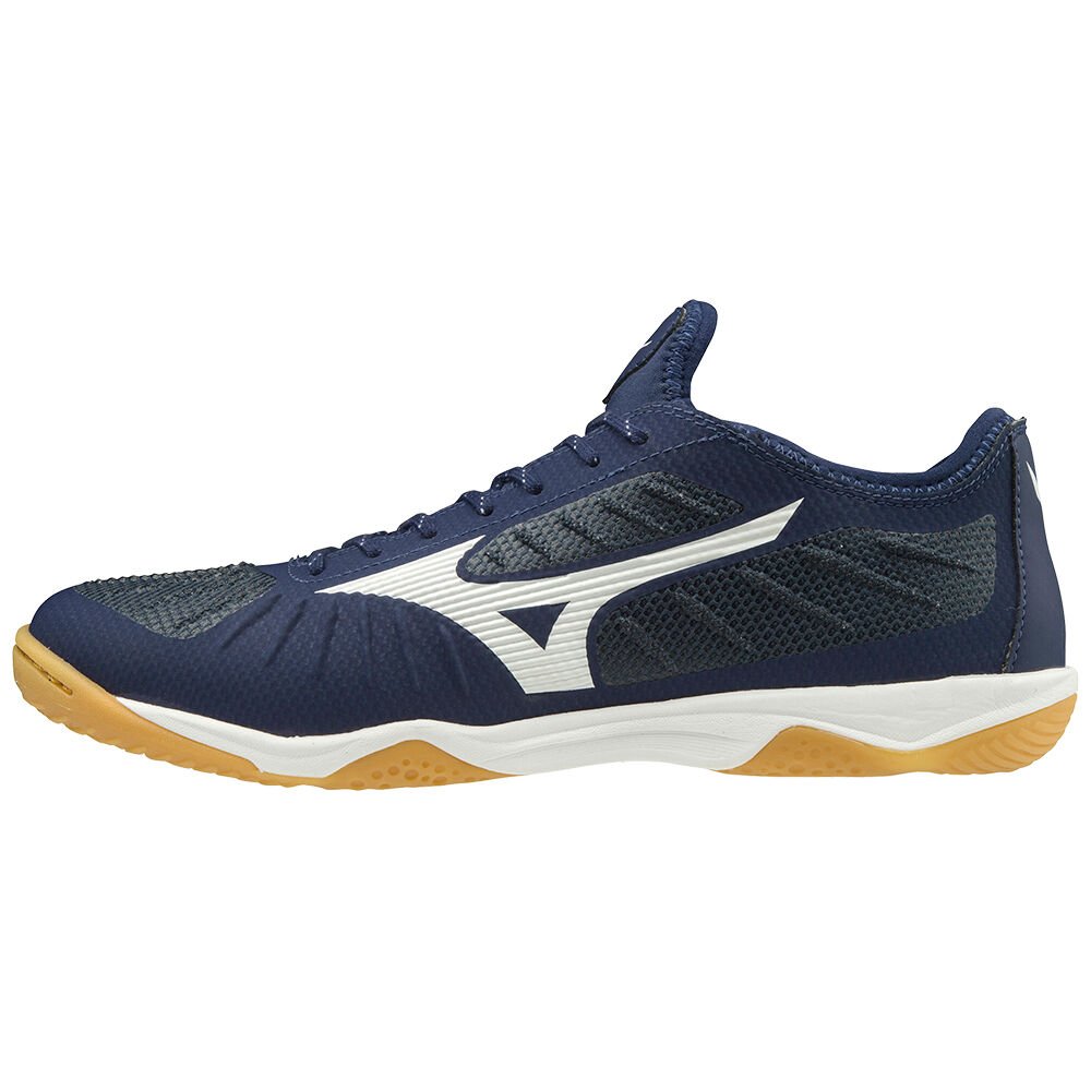 Mizuno Rebula Sala Elite Indoor Fotbollskor Dam Blå Vita | 209378WOQ