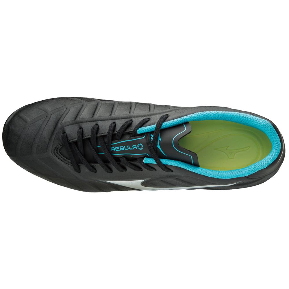 Mizuno Rebula V3 Fotbollskor Herr Svarta Blå Turkos | 342507RXI