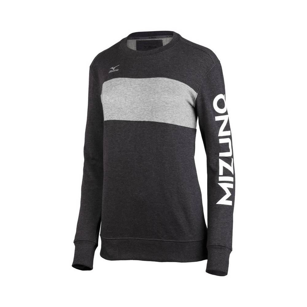 Mizuno Retro Crew Volleyball Sweatshirt Dam Grå | 409356PLM