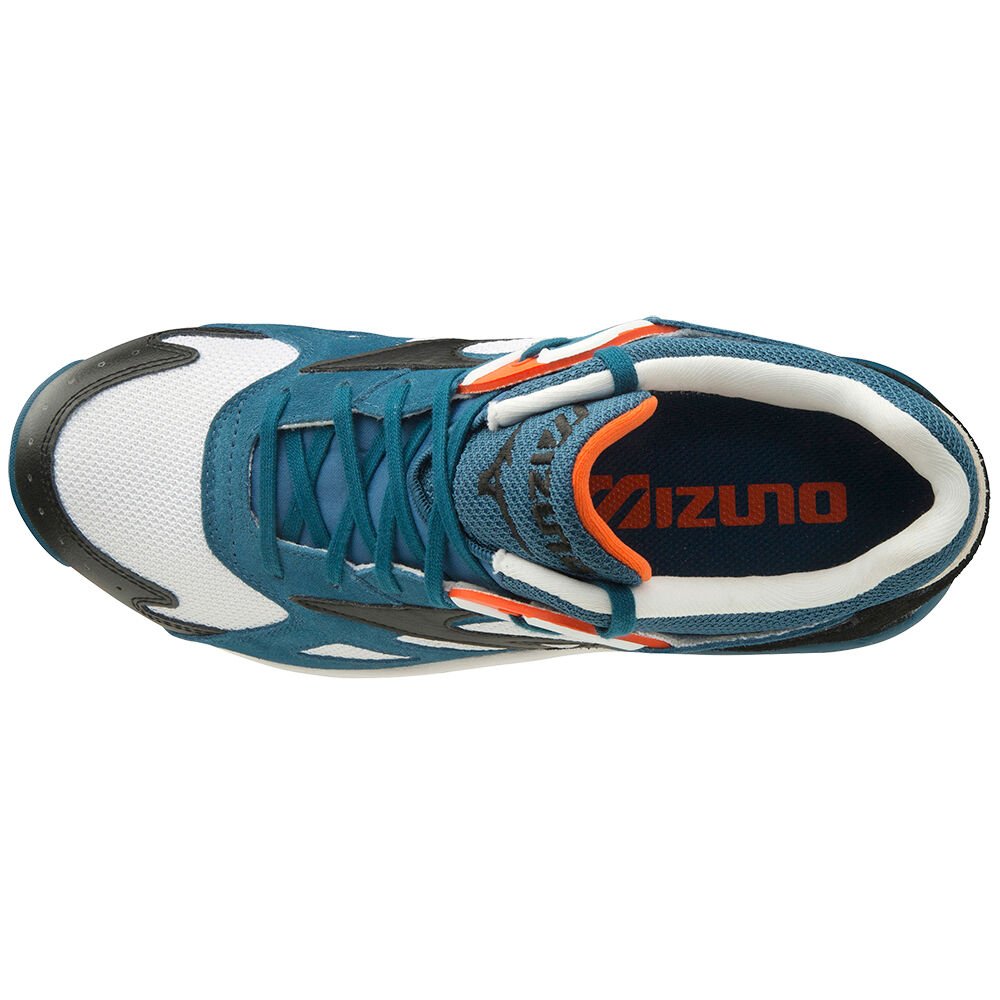 Mizuno Sky Medal S Sneakers Dam Vita Svarta Blå | 298361BPV