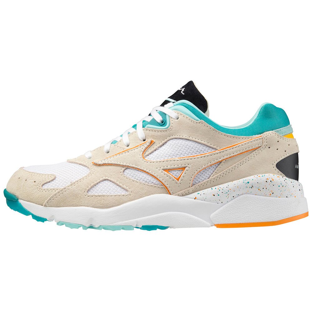 Mizuno Sky Medal x Ceizer Sneakers Dam Vita Blå | 719486DNH