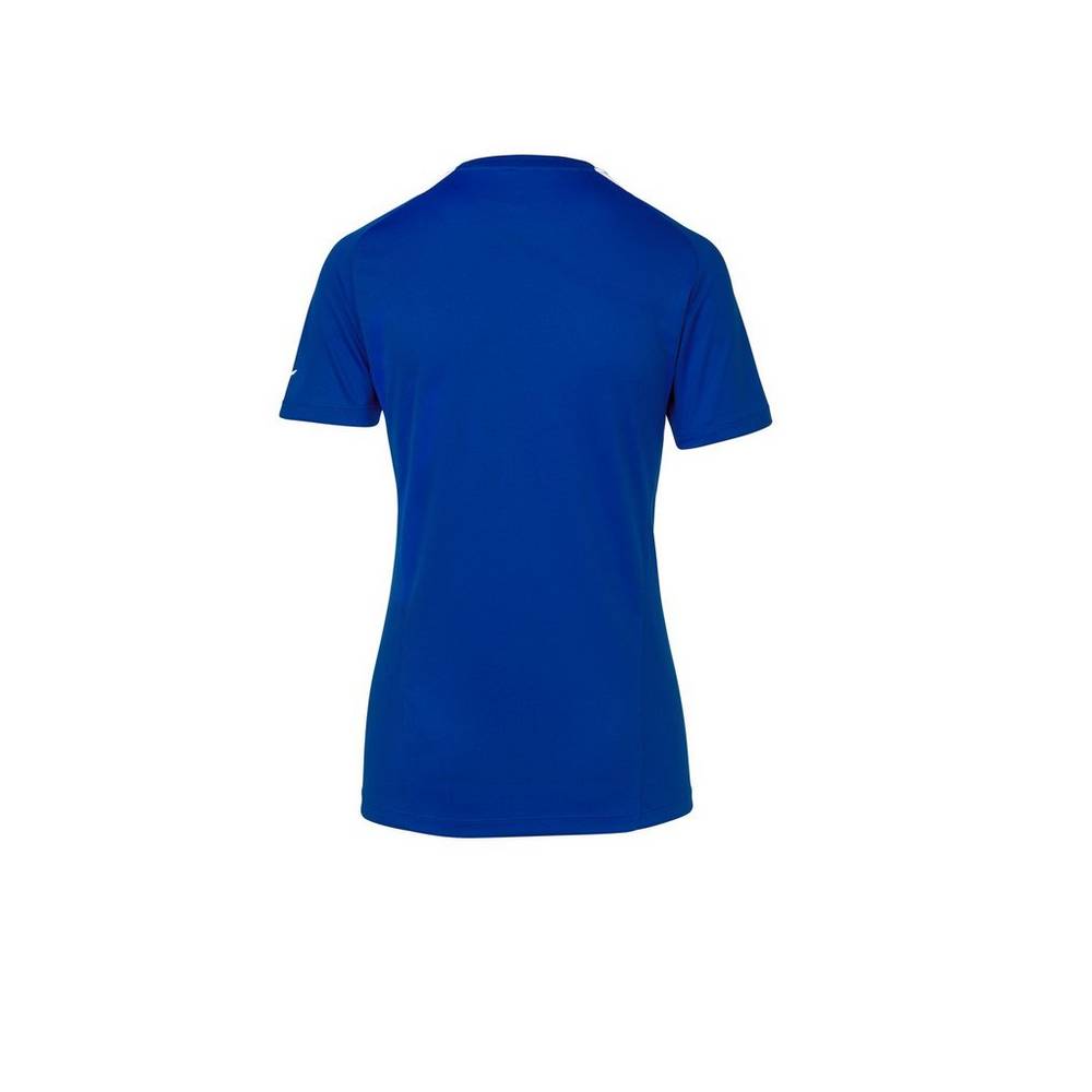 Mizuno Softball Crew Neck Jersey Dam Kungsblått Vita | 863719LPZ