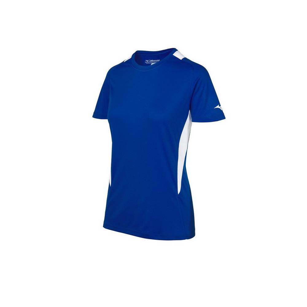 Mizuno Softball Crew Neck Jersey Dam Kungsblått Vita | 863719LPZ