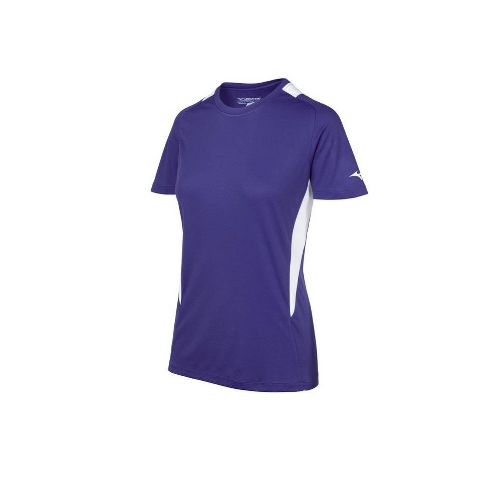 Mizuno Softball Crew Neck Jersey Dam Lila Vita | 286591UMX