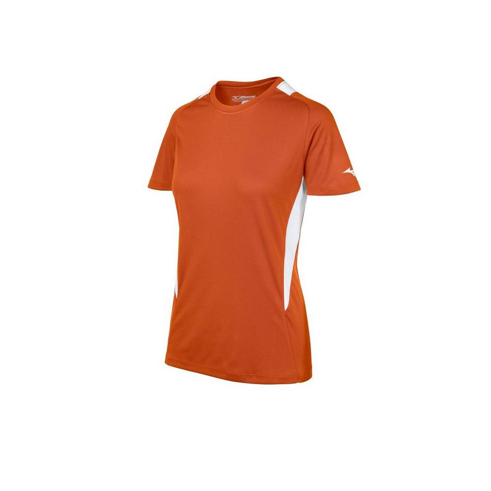 Mizuno Softball Crew Neck Jersey Dam Orange Vita | 593761CTV