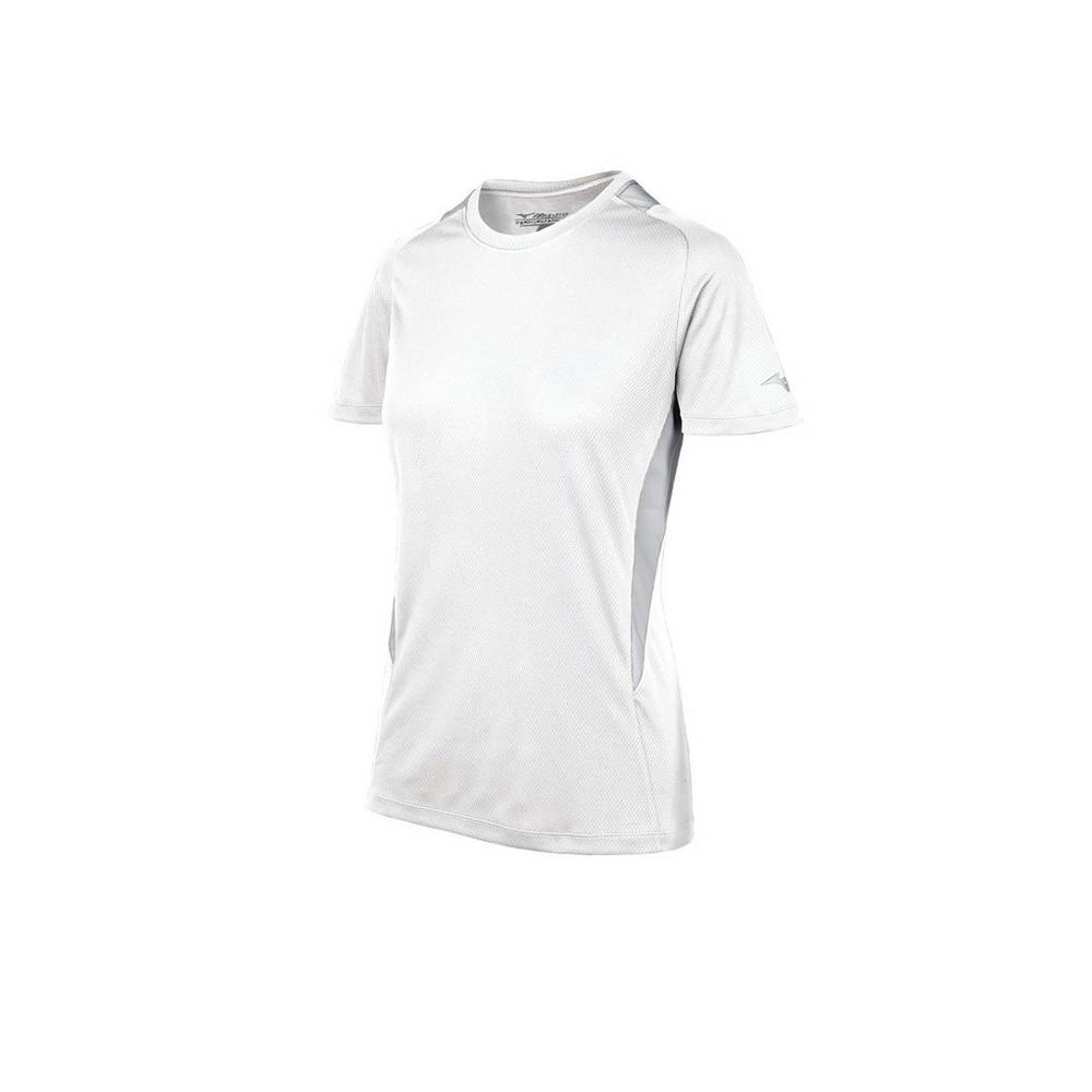 Mizuno Softball Crew Neck Jersey Dam Vita Grå | 326759IQB