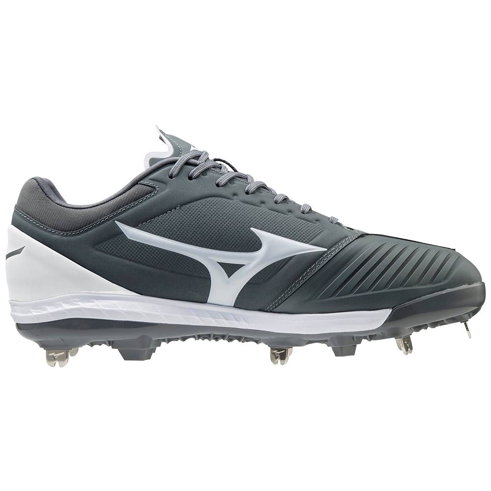 Mizuno Sweep 5 Mid Metal Baseball Skor Dam Grå Vita | 719502AHV