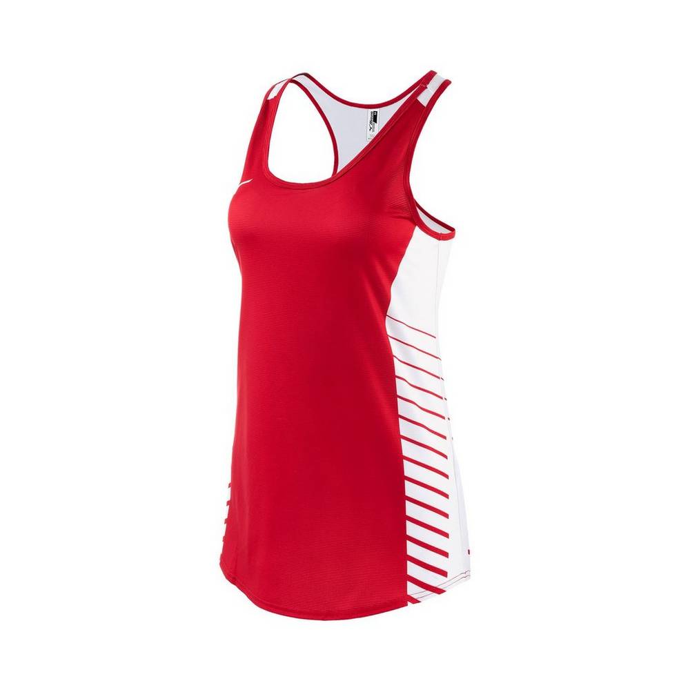 Mizuno Team Tank Tops Dam Röda | 719852QPY