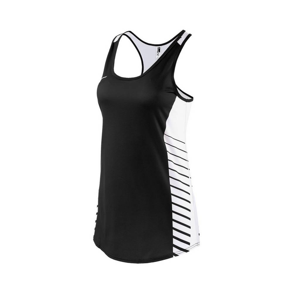 Mizuno Team Tank Tops Dam Svarta | 325897ZJM