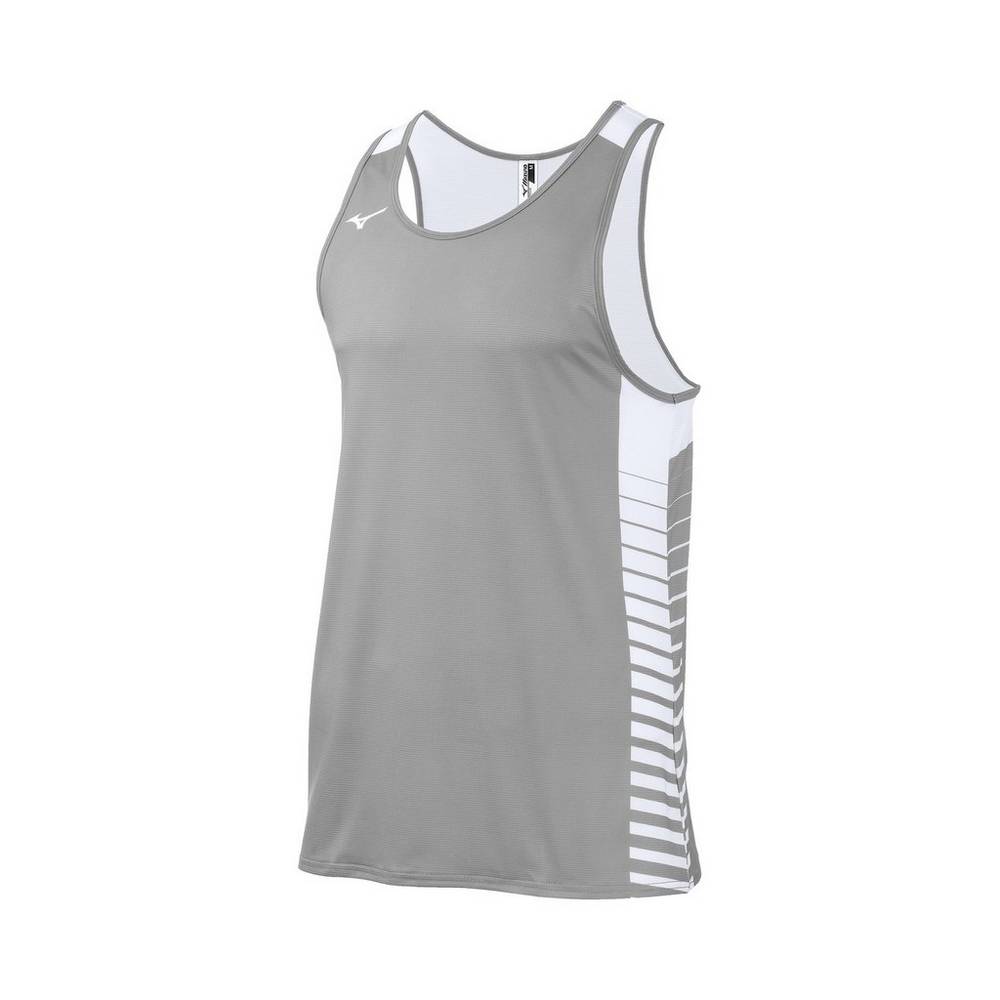 Mizuno Team Tank Tops Herr Grå | 704381PLW