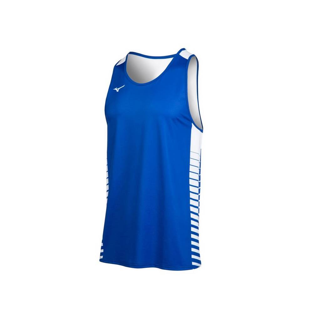 Mizuno Team Tank Tops Herr Kungsblått | 170249UJI