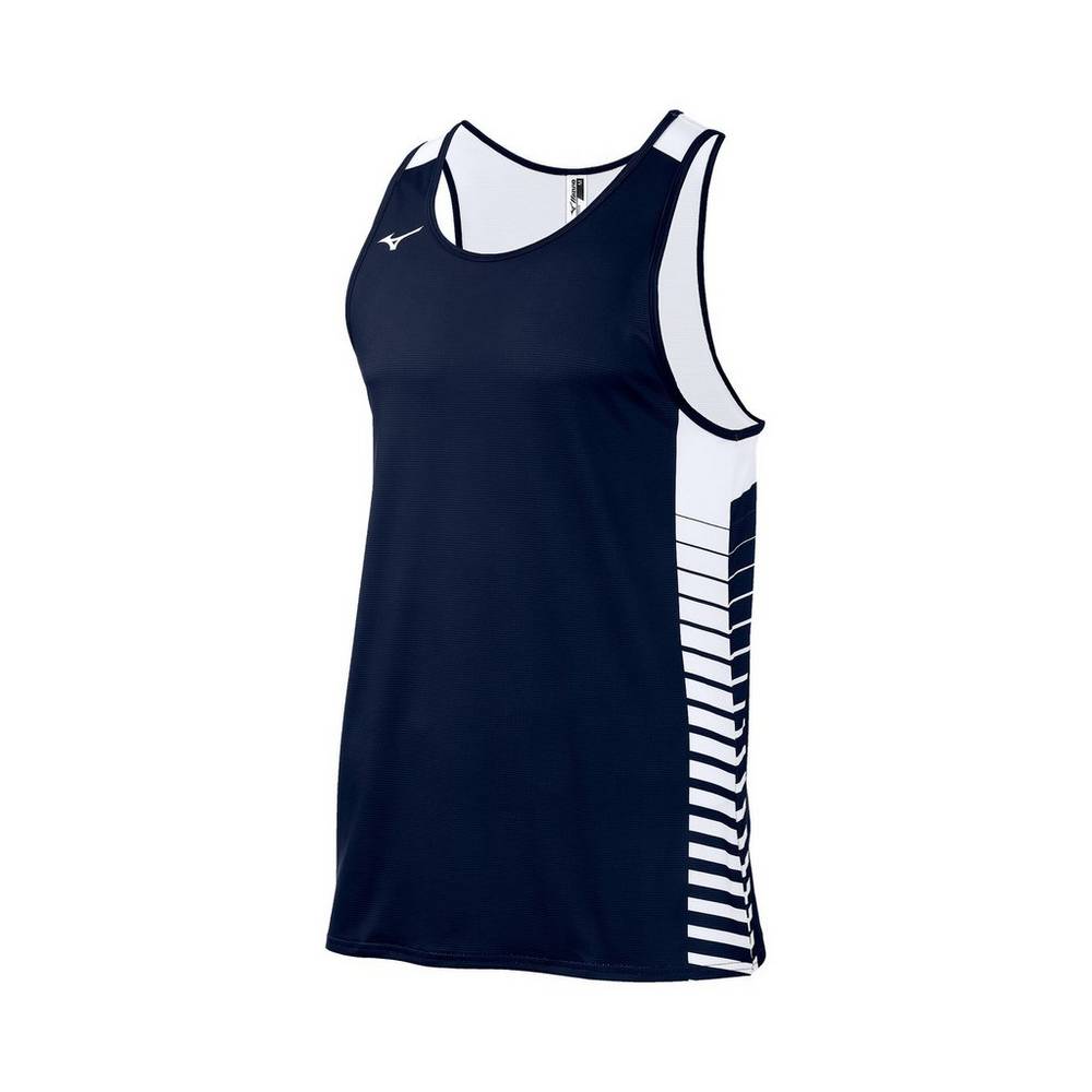 Mizuno Team Tank Tops Herr Marinblå | 498035OAB