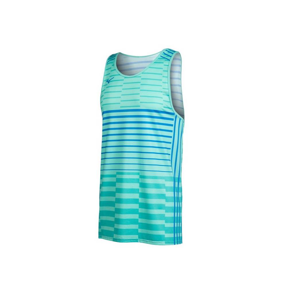 Mizuno Team Tank Tops Herr Turkos | 924781ILZ