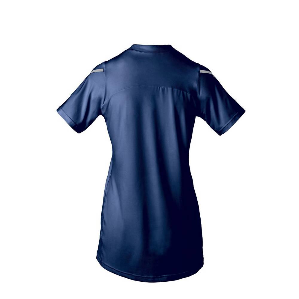 Mizuno Techno VII Korta Sleeve Jersey Dam Marinblå | 159836PJS