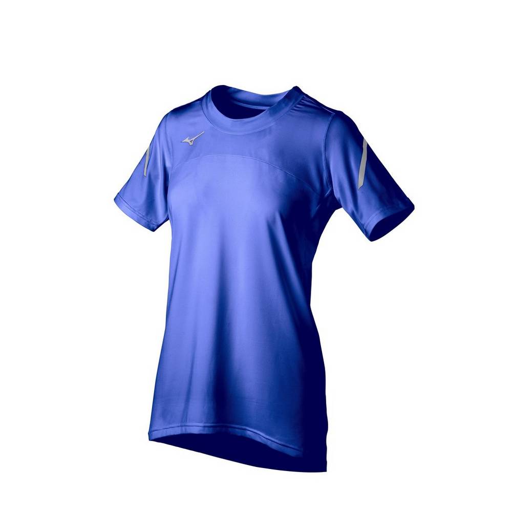 Mizuno Techno VII Korta Sleeve Jersey Dam Kungsblått | 473056BPF