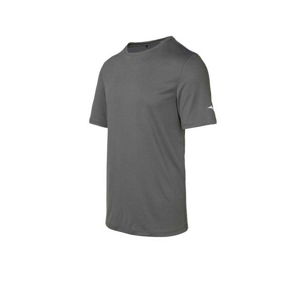 Mizuno Tee T shirts Herr Grå | 724319HZC