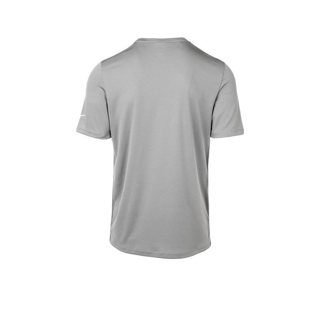 Mizuno Tee T shirts Herr Grå | 734205EZG