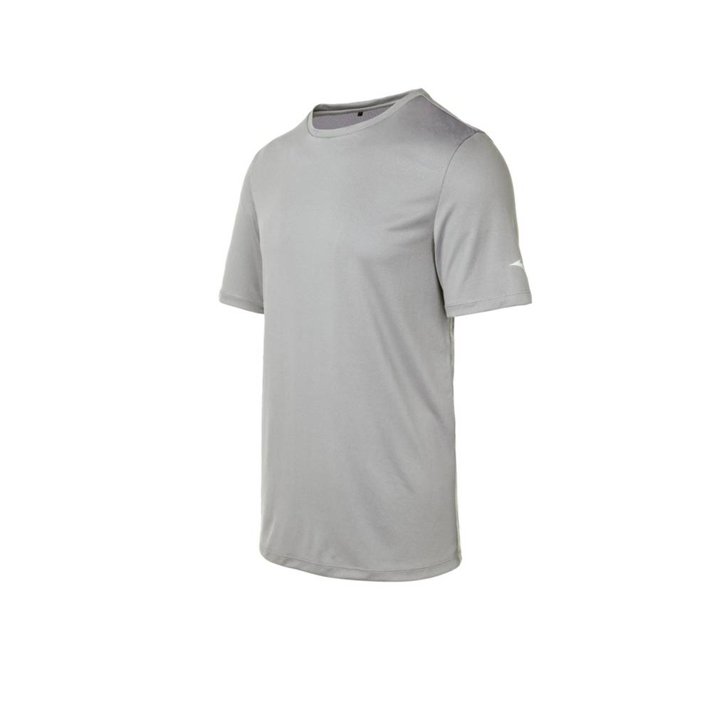 Mizuno Tee T shirts Herr Grå | 734205EZG