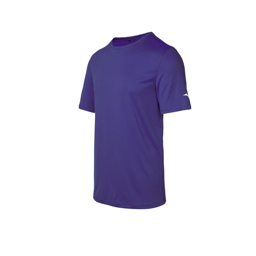 Mizuno Tee T shirts Herr Lila | 917068PUB