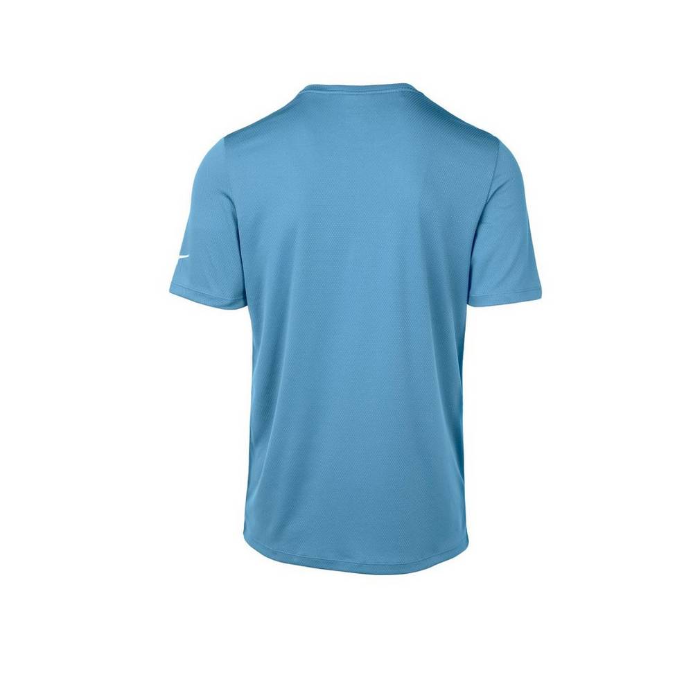 Mizuno Tee T shirts Herr Ljusblå | 748019OYJ