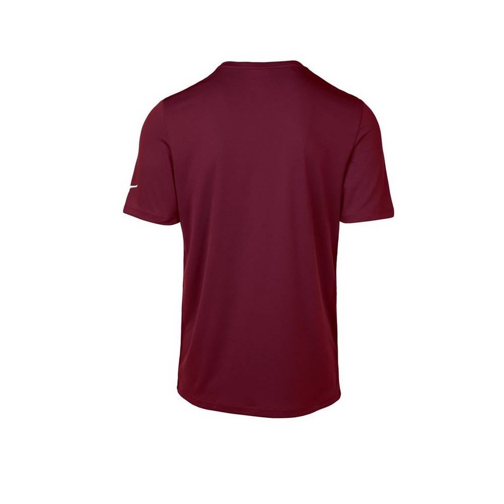 Mizuno Tee T shirts Herr Vinröda | 470138TIP