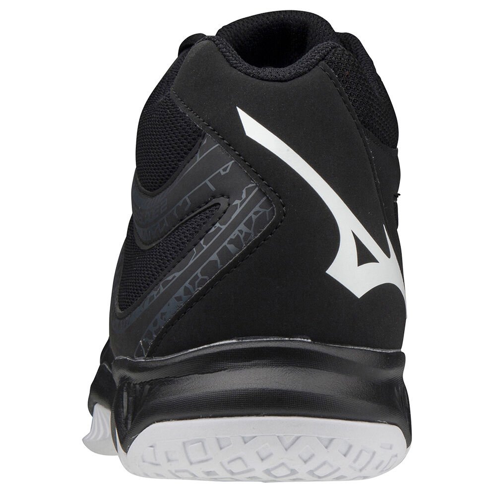 Mizuno Thunder Blade 2 Mid Volleybollskor Dam Svarta Vita | 290468BAC