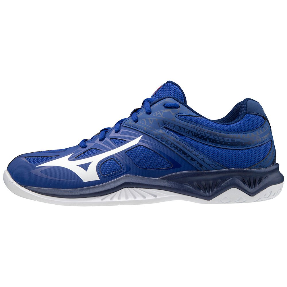 Mizuno Thunder Blade 2 Volleybollskor Dam Blå Vita Rosa | 486902KBG