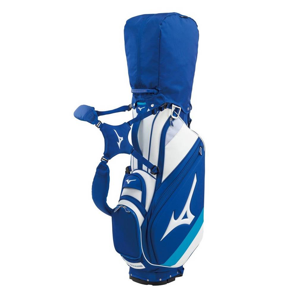 Mizuno Tour 14-Way Stand Väska Dam Blå Vita | 723049YAW