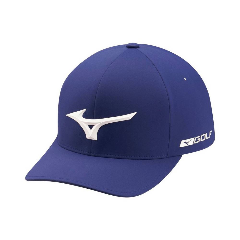 Mizuno Tour Delta Fitted Hatt Dam Kungsblått | 645239EVZ