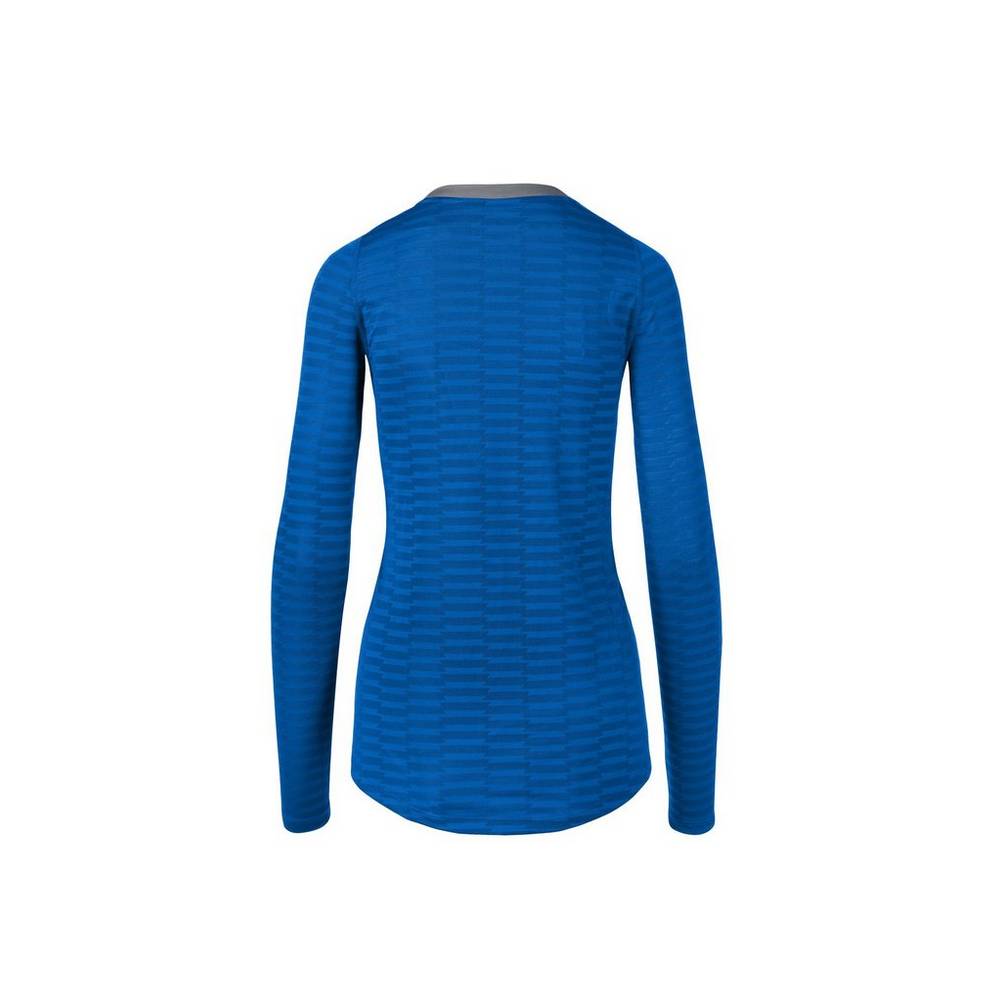 Mizuno United Long Sleeve Jersey Dam Kungsblått | 021697JCO