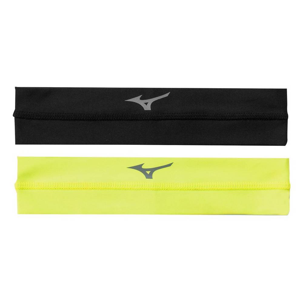 Mizuno Viktory Volleyball Pannband Herr Svarta Citron | 195874MPO