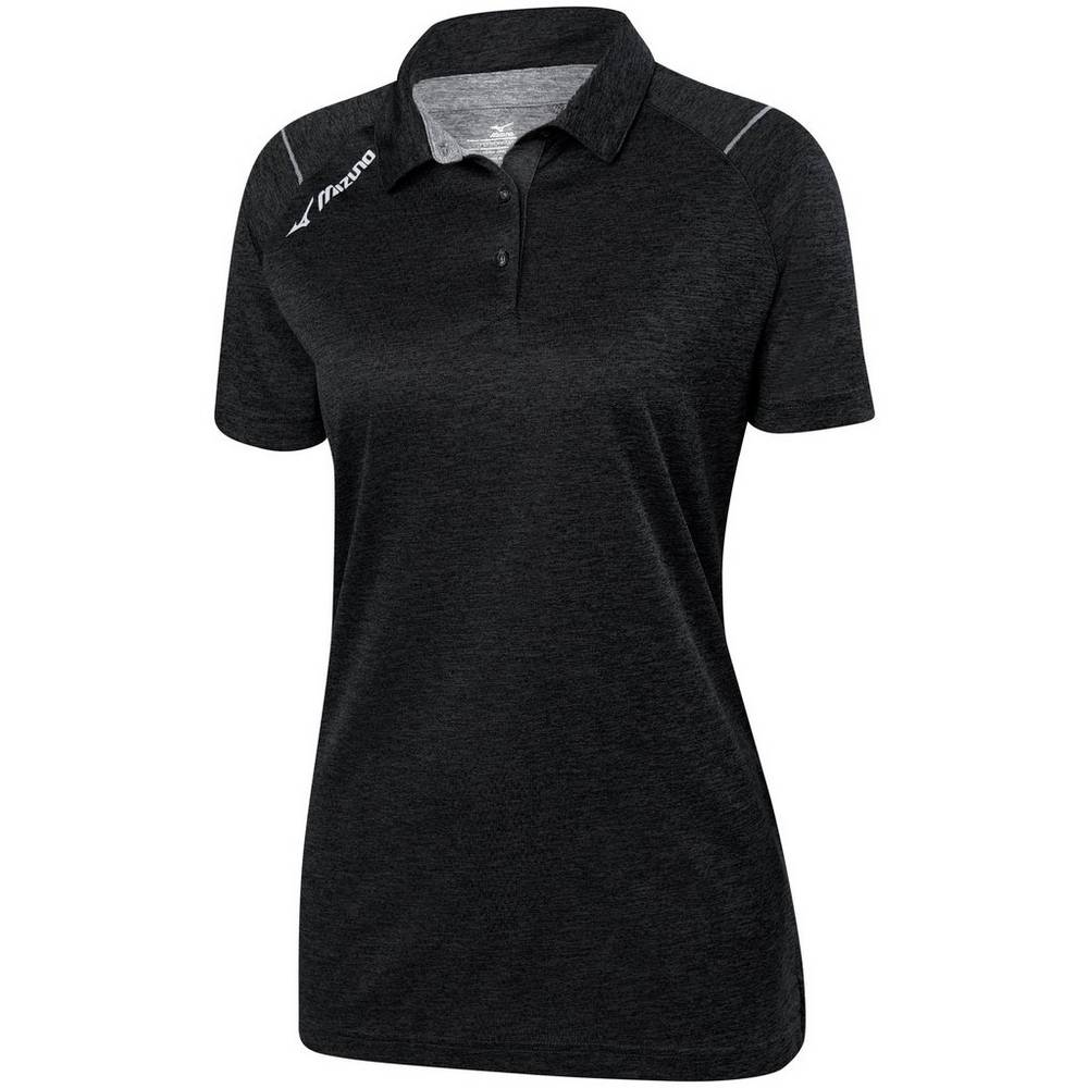 Mizuno Volleyball Polo Dam Svarta | 351968JQG