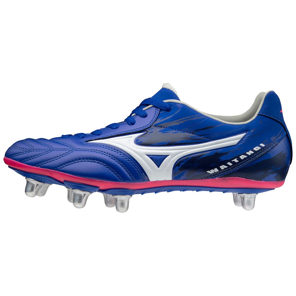 Mizuno WAITANGI PS Rugbyskor Dam Blå Vita | 023945KFZ