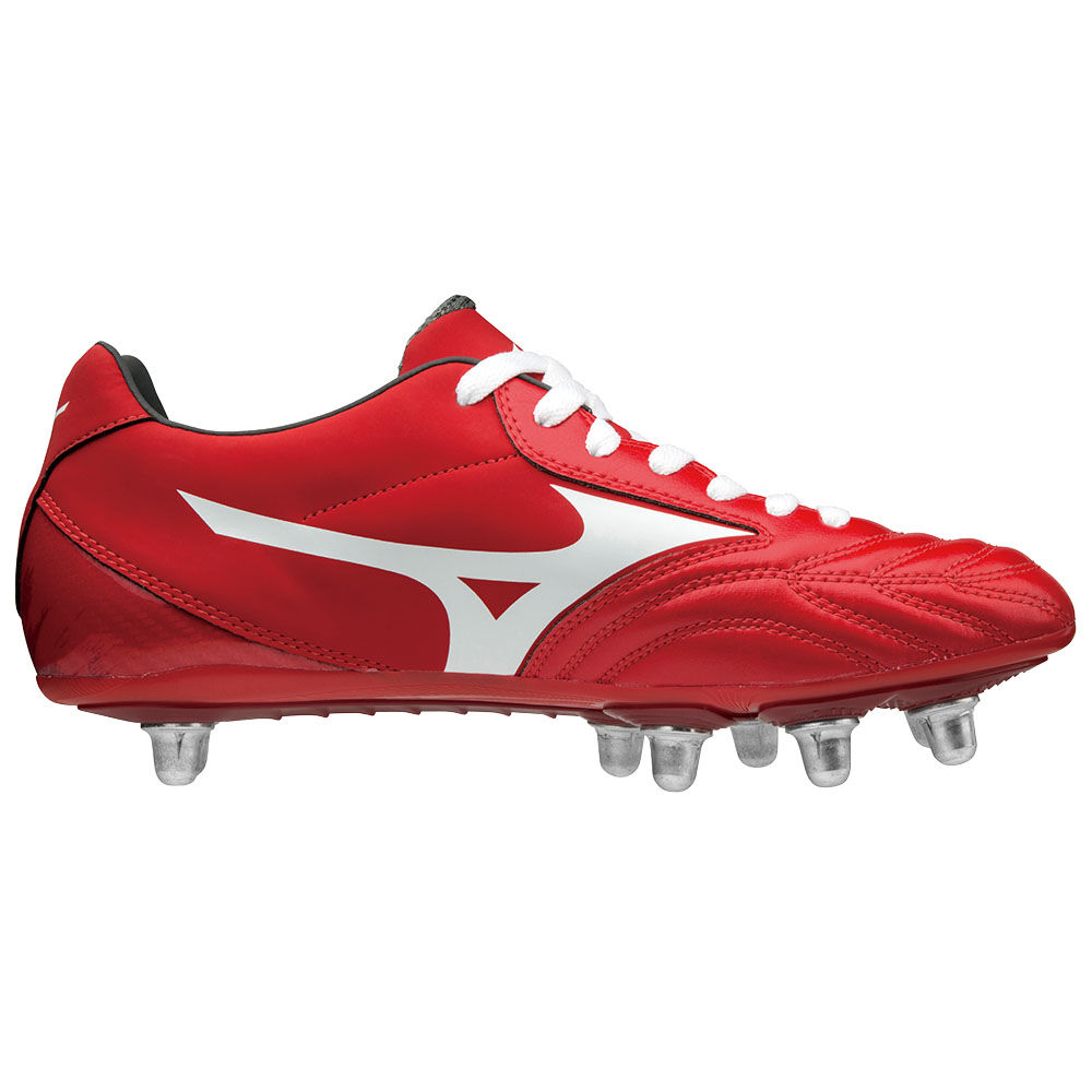 Mizuno WAITANGI PS Rugbyskor Herr Röda Vita | 857619DIS