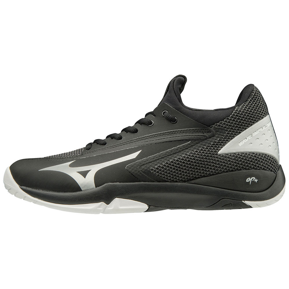 Mizuno WAVE IMPULSE AC Tennisskor Herr Svarta Silver Vita | 861723MAL