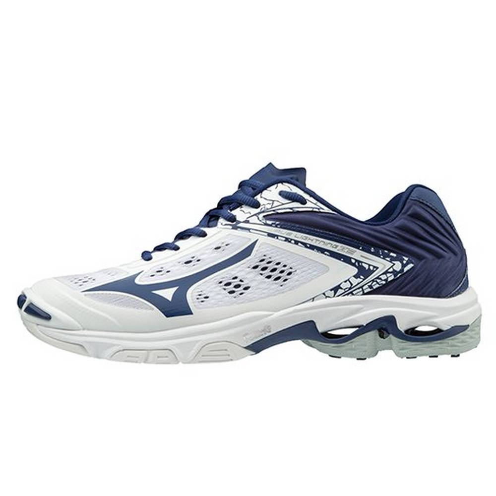 Mizuno WAVE LIGHTNING Z5 Volleybollskor Dam Vita Marinblå | 523168WKG