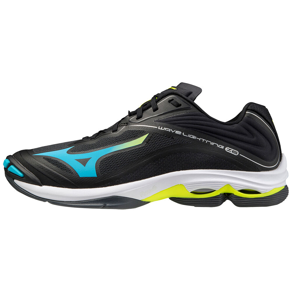 Mizuno WAVE LIGHTNING Z5 Volleybollskor Herr Svarta Blå Turkos Gula | 921608DOH