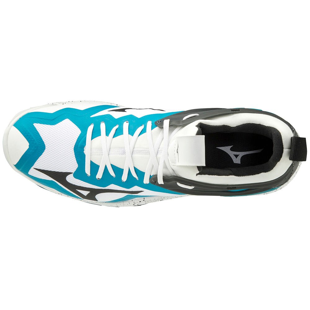 Mizuno WAVE MIRAGE 3 Handbollsskor Dam Vita Svarta Blå | 368517AIJ