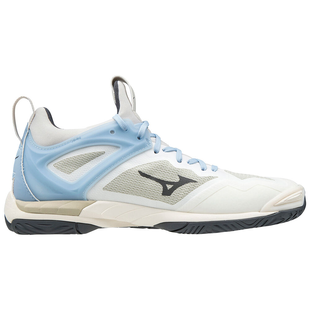 Mizuno WAVE MIRAGE 3 Handbollsskor Dam Vita Grå | 783049RAE