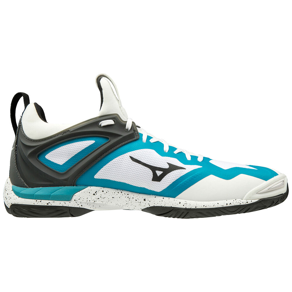 Mizuno WAVE MIRAGE 3 Handbollsskor Herr Vita Svarta Blå | 481927QPC