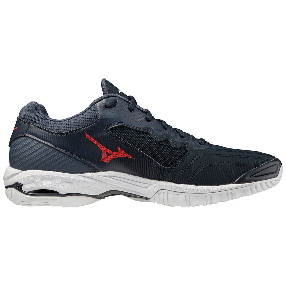 Mizuno WAVE PHANTOM 2 Handbollsskor Dam Marinblå Röda Svarta | 069152VQP