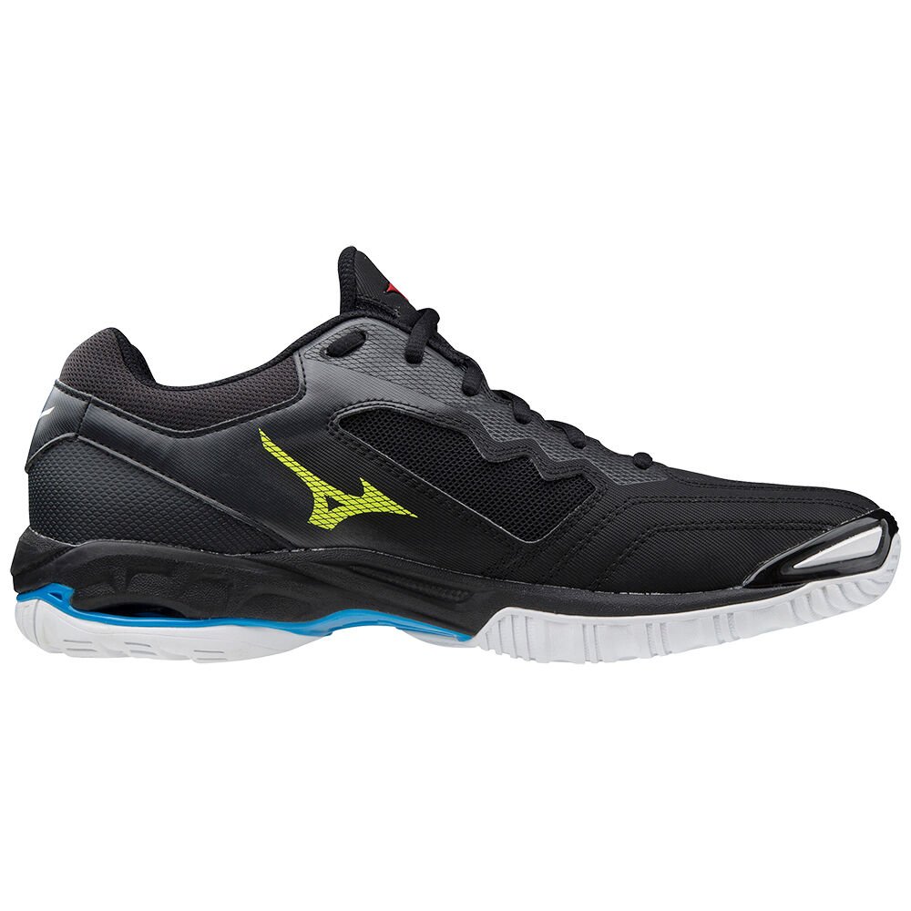 Mizuno WAVE PHANTOM 2 Handbollsskor Dam Svarta Vita Blå | 476183YPS