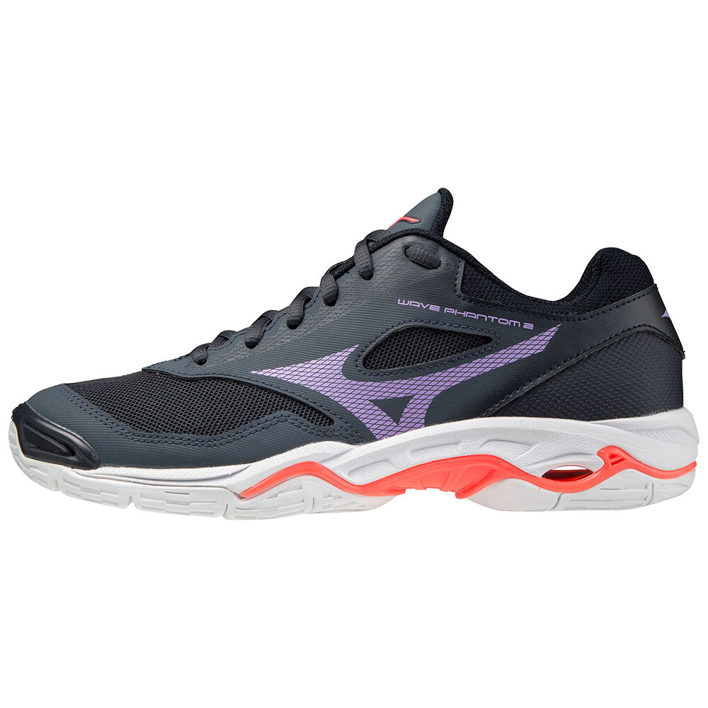 Mizuno WAVE PHANTOM 2 Handbollsskor Dam Marinblå Korall | 829031ZXP