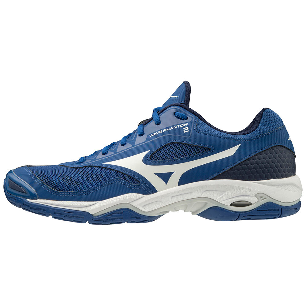 Mizuno WAVE PHANTOM 2 Handbollsskor Dam Blå Vita Blå | 914832NGY