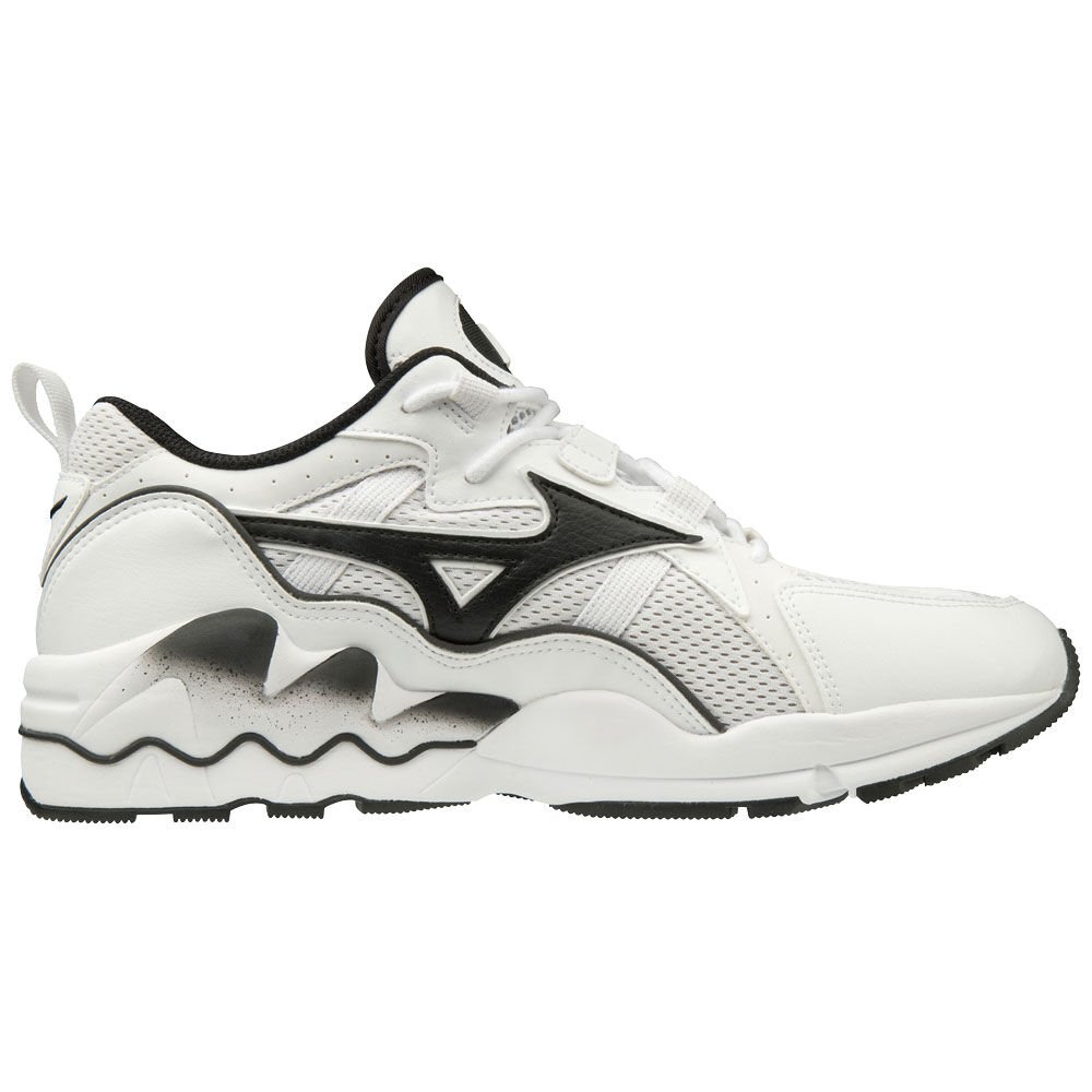 Mizuno WAVE RIDER 1 Sneakers Dam Vita Svarta | 395874LRY