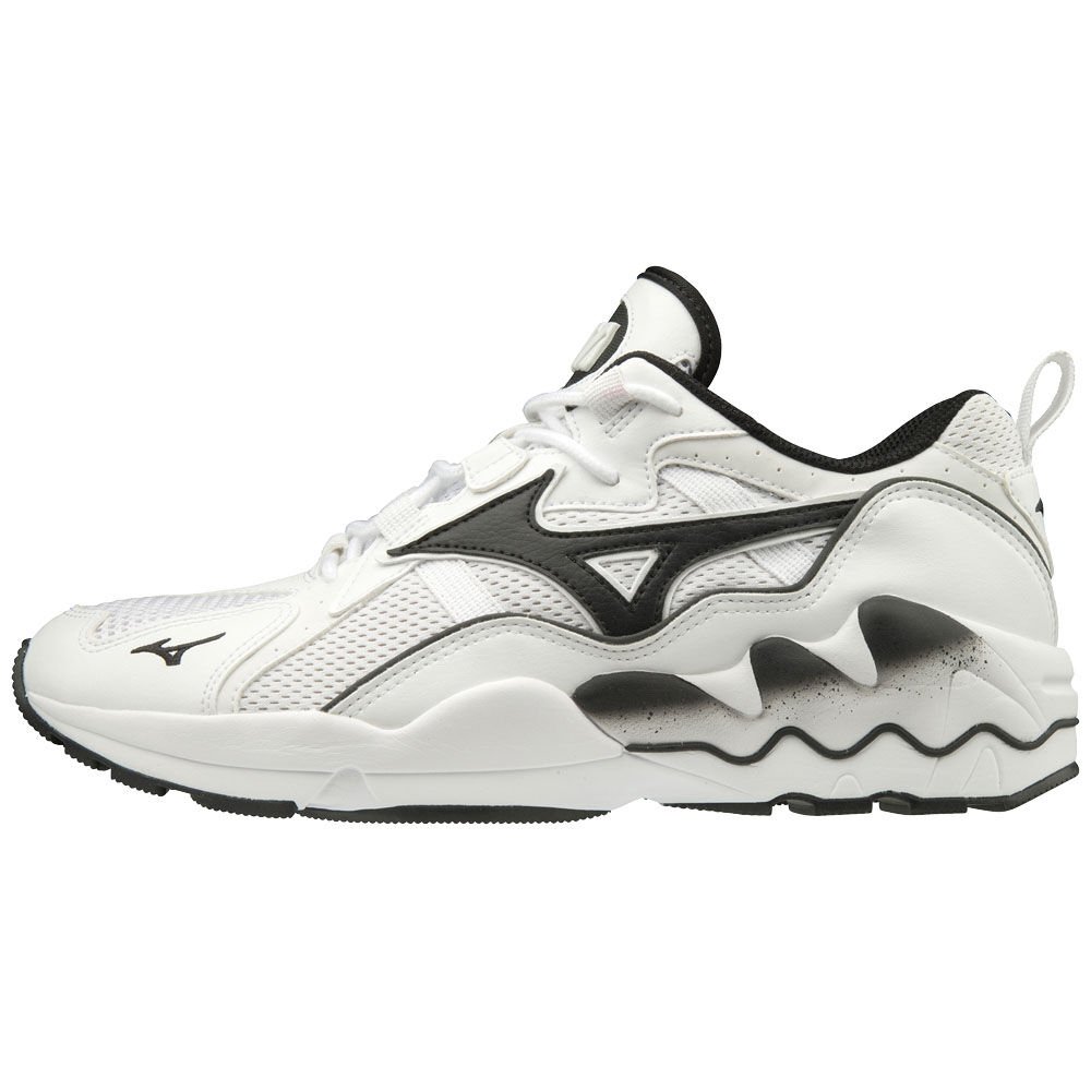 Mizuno WAVE RIDER 1 Sneakers Dam Vita Svarta | 395874LRY